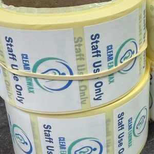 "Staff Use Only" Label Sticker